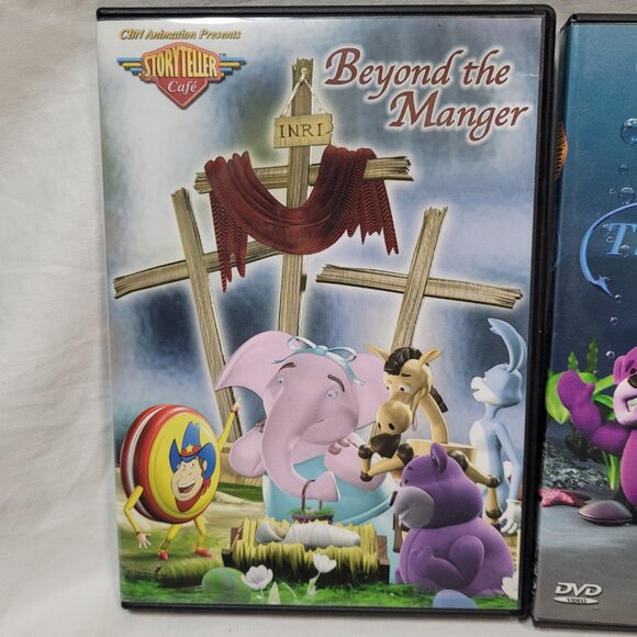 Biblical Animated Cartoon 3 DVD Set Animals Fun CBN Storyteller Cafe Kids - Picture 3 of 14